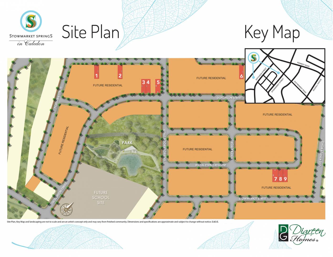 Stowmarket Springs Site Plan