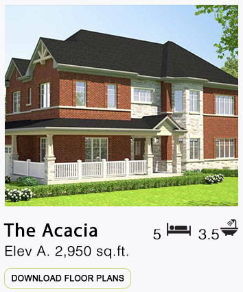 The Acacia Elevation A Floor Plans
